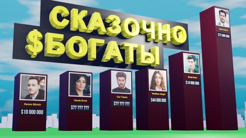 Самые богатые известные турецкие актёры и актрисы и их состояние
