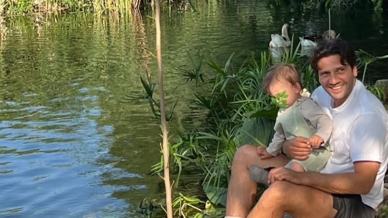 Трогательные кадры: Каан Урганджиоглу провёл день с маленьким сыном