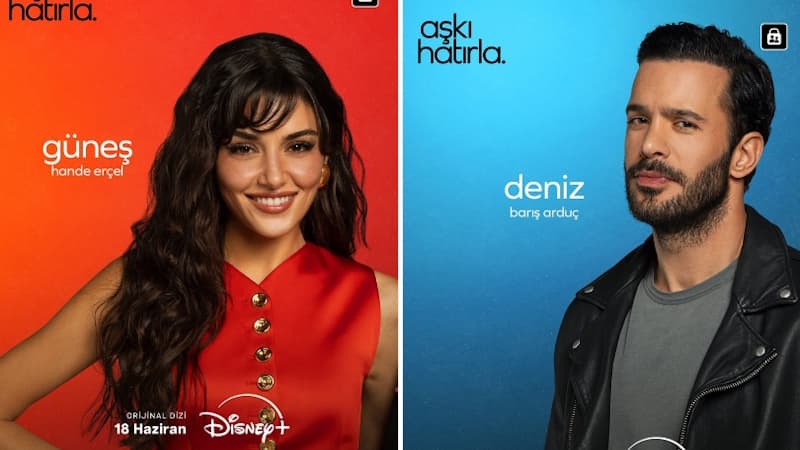 Характерные постеры сериала Disney «Помни Любовь»