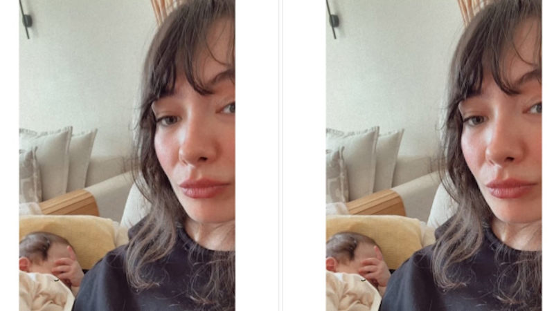 Неслихан Атагюль показала редкий кадр с сыном — маленький Азиз прячет личико